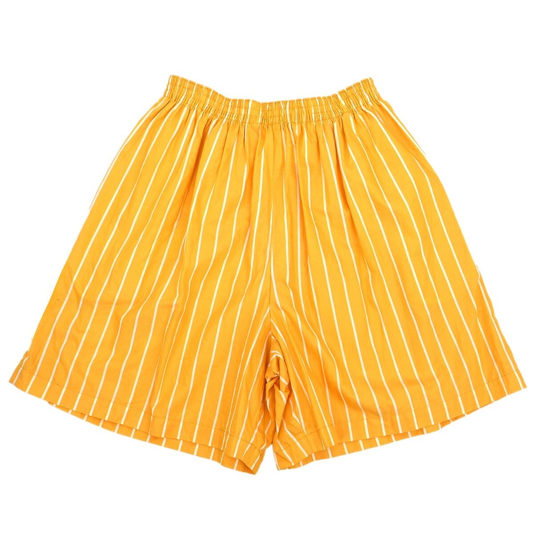 Chanel Yellow Short Pants 100% Cotton Casual Style #40: Chanel Yellow Short Pants 100% Cotton Casual Style #40 Elevate your summer wardrobe with these stylish Chanel short pants in a vibrant yellow hue. Crafted from 100% cotton, these pants offer a comfort