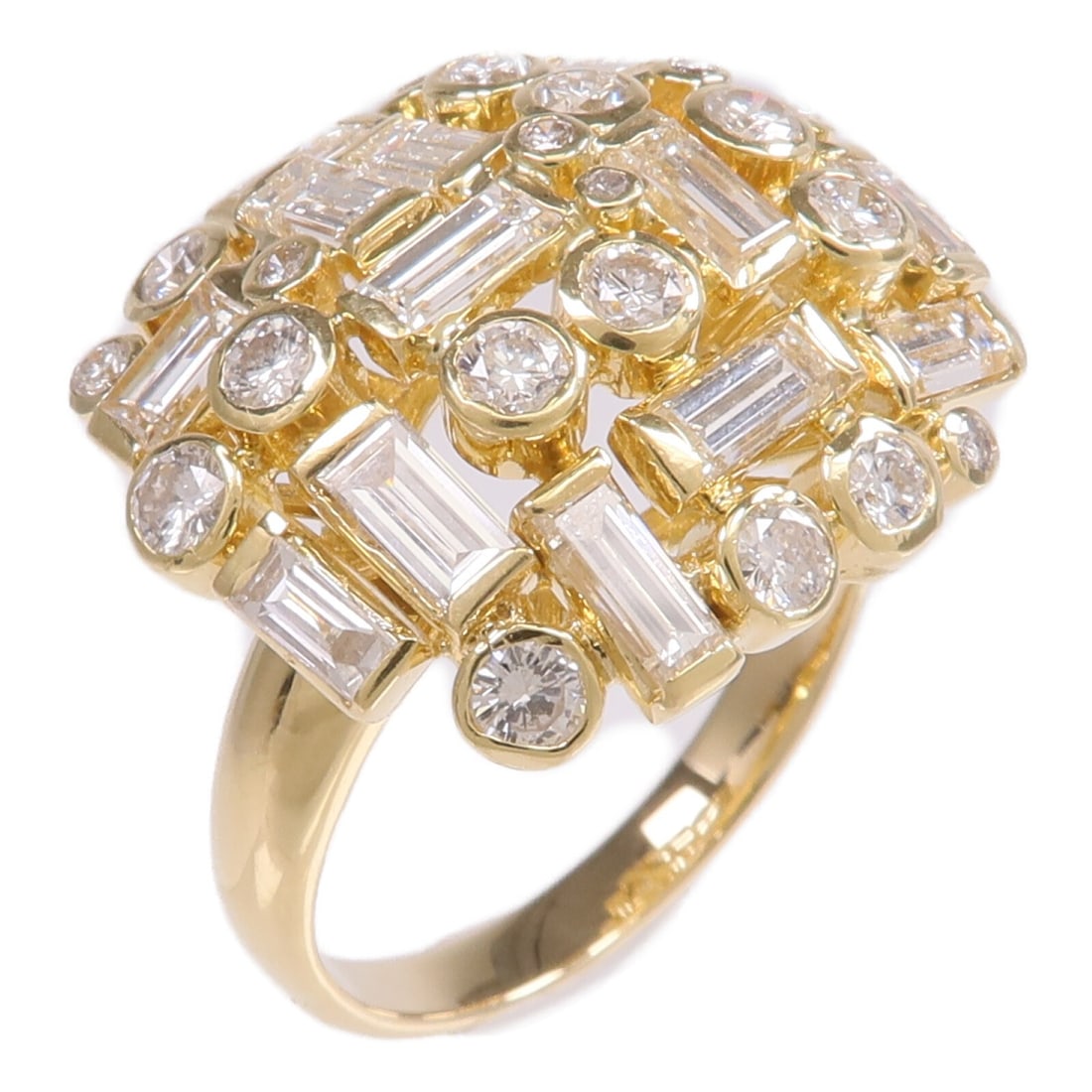 18K Yellow Gold Diamond Ring Size 9.5 by JEWELRY (1 of 8)