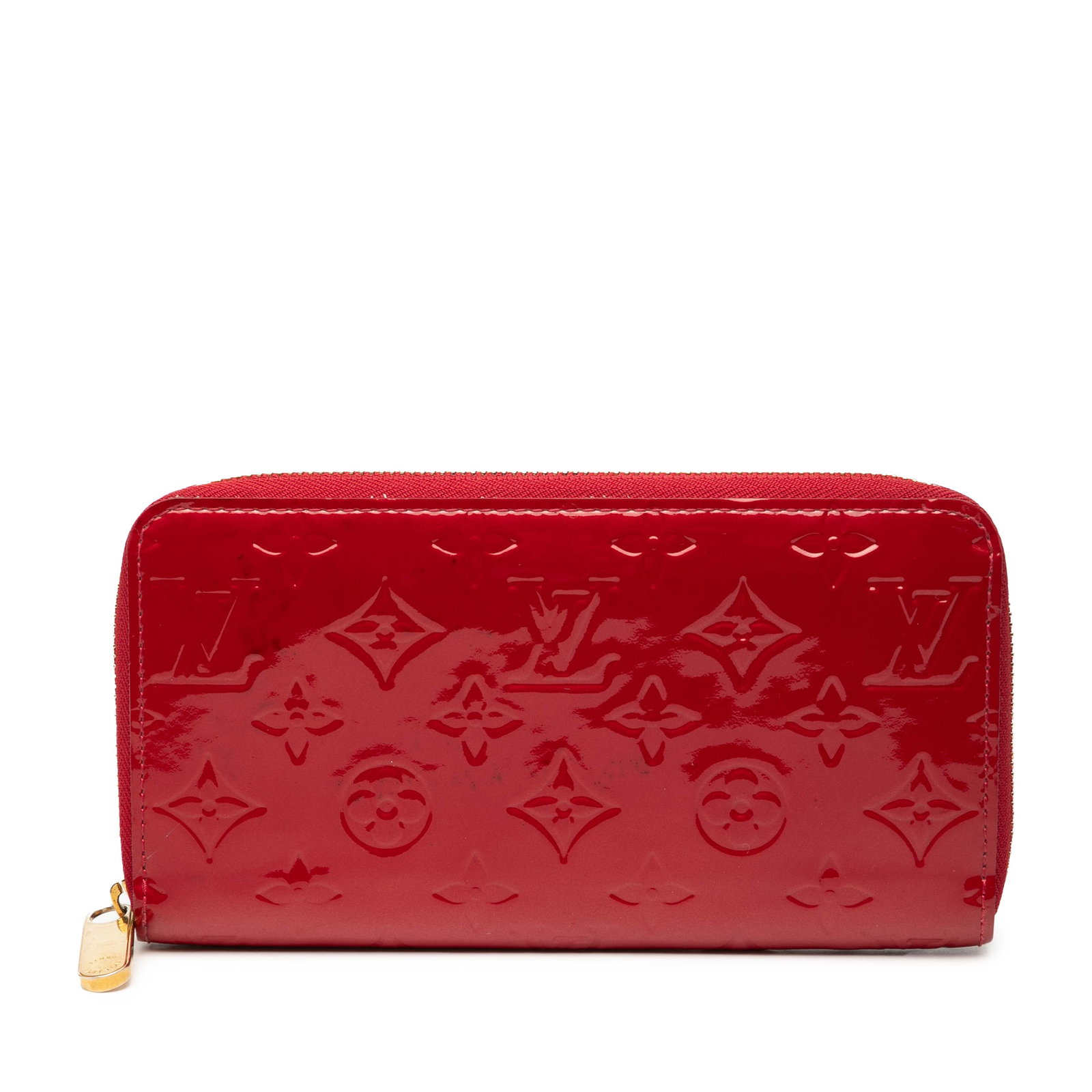 Red Monogram Vernis Leather Zippy Long Wallet by Louis Vuitton (1 of 7)
