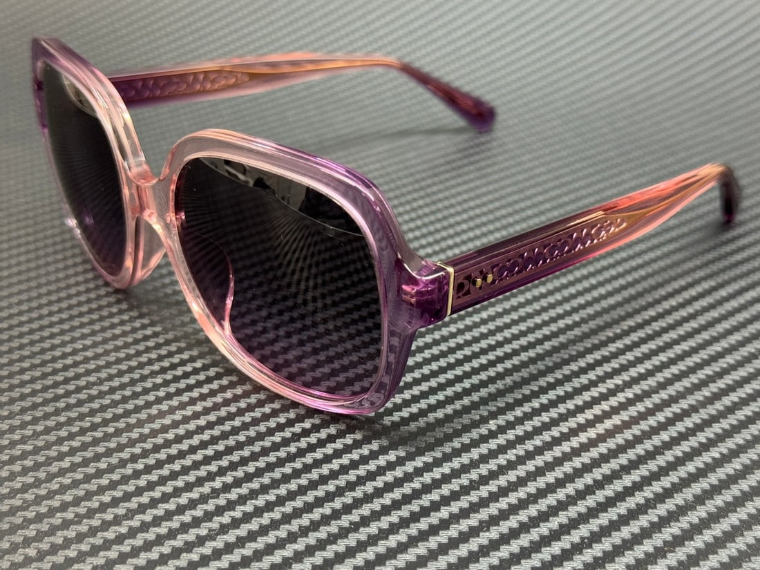 Coach HC8395U 581390 Pink Gradient 54mm Women's Sunglasses with Case (1 of 5)