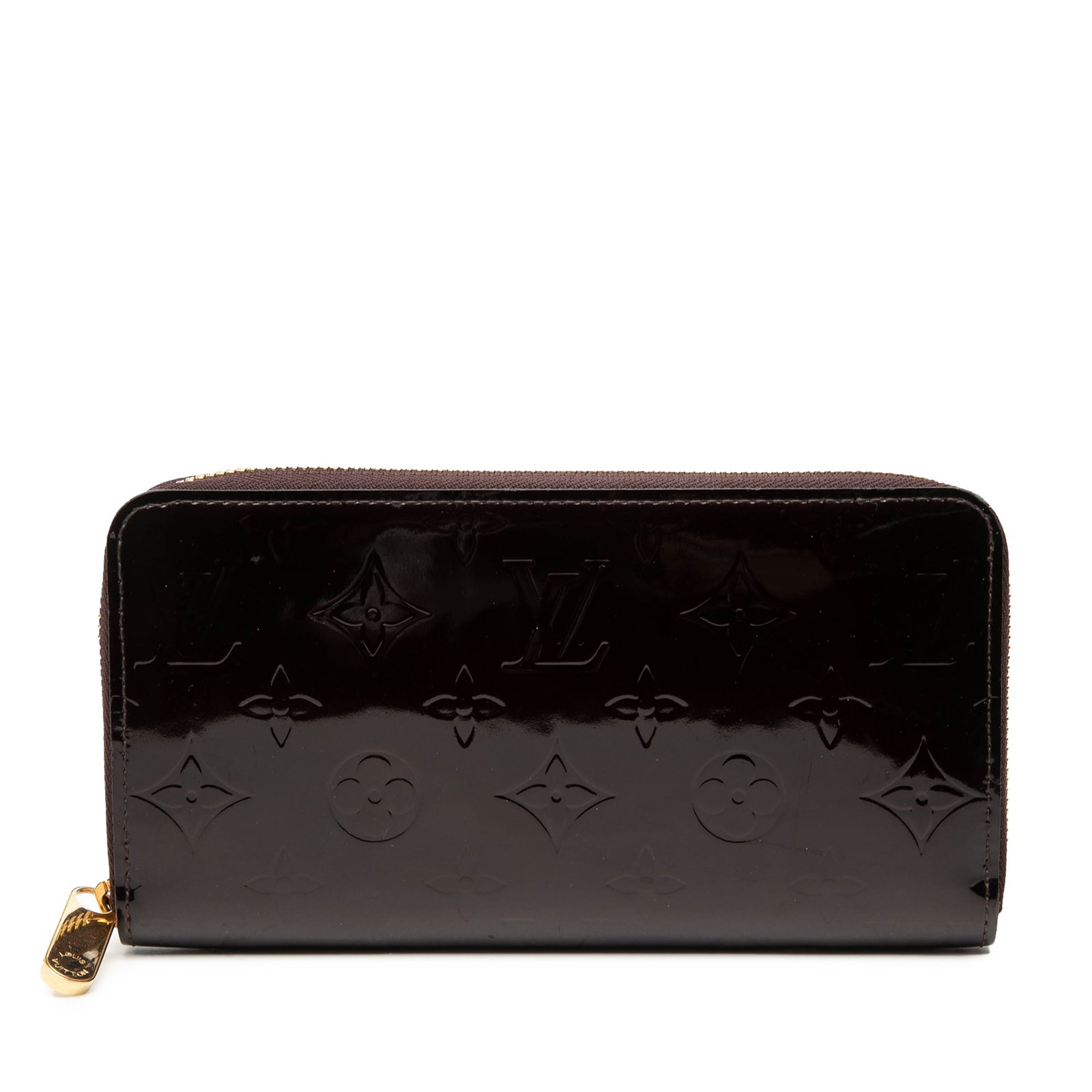 Louis Vuitton Zippy Wallet Purple Monogram Vernis Leather Long Style: Louis Vuitton Zippy Wallet Purple Monogram Vernis Leather Long Style This Louis Vuitton Monogram Vernis Zippy Long Wallet features a purple vernis leather body with the iconic monogram pattern. The wa