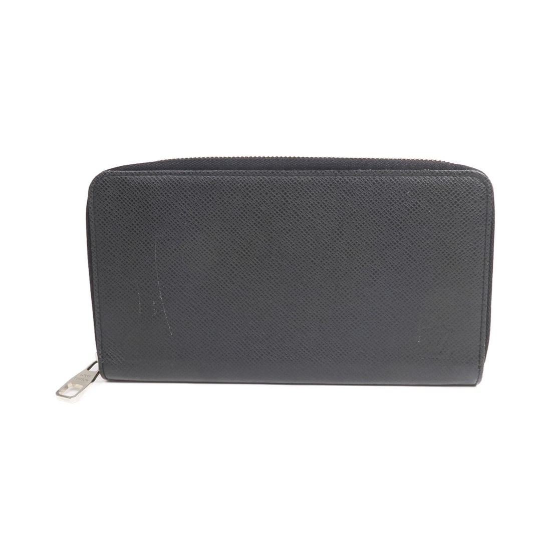 Louis Vuitton Tiga Black Calfskin Zipper Long Wallet SHW for Women (1 of 17)