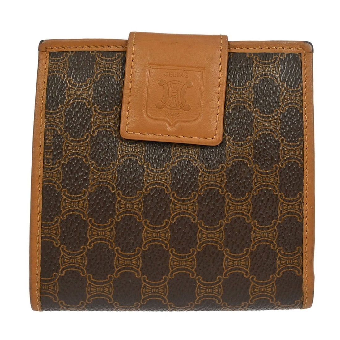 CELINE Macadam Brown PVC Wallet Made in Italy (1 of 7)