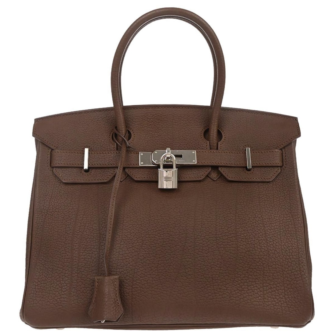 Hermes Birkin 30 Fjord Leather Tote Brown Double Handle Bag (1 of 10)
