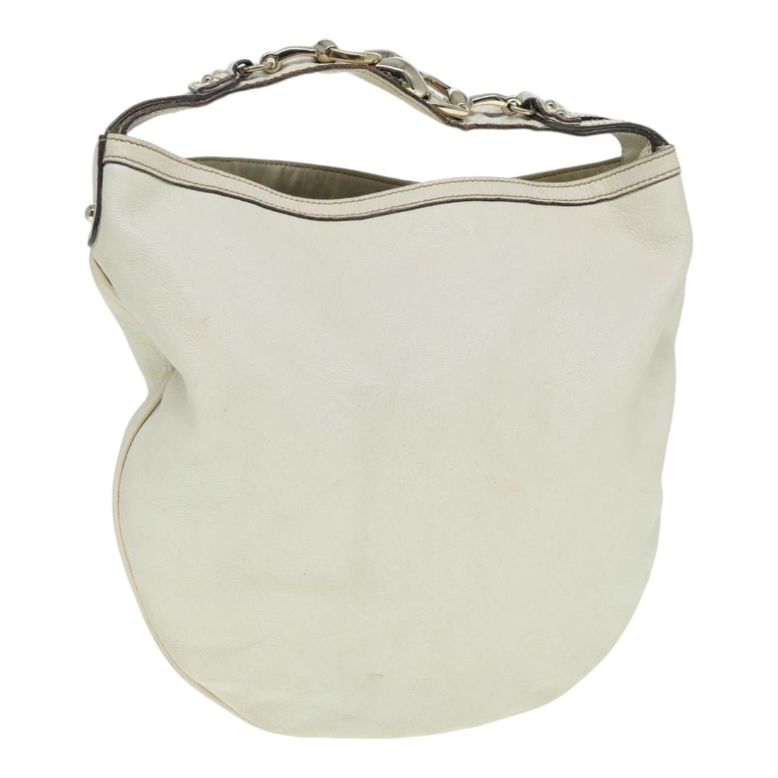 Beige Leather Gucci Horsebit Hobo Bag 32cm x 30cm x 32cm (1 of 18)