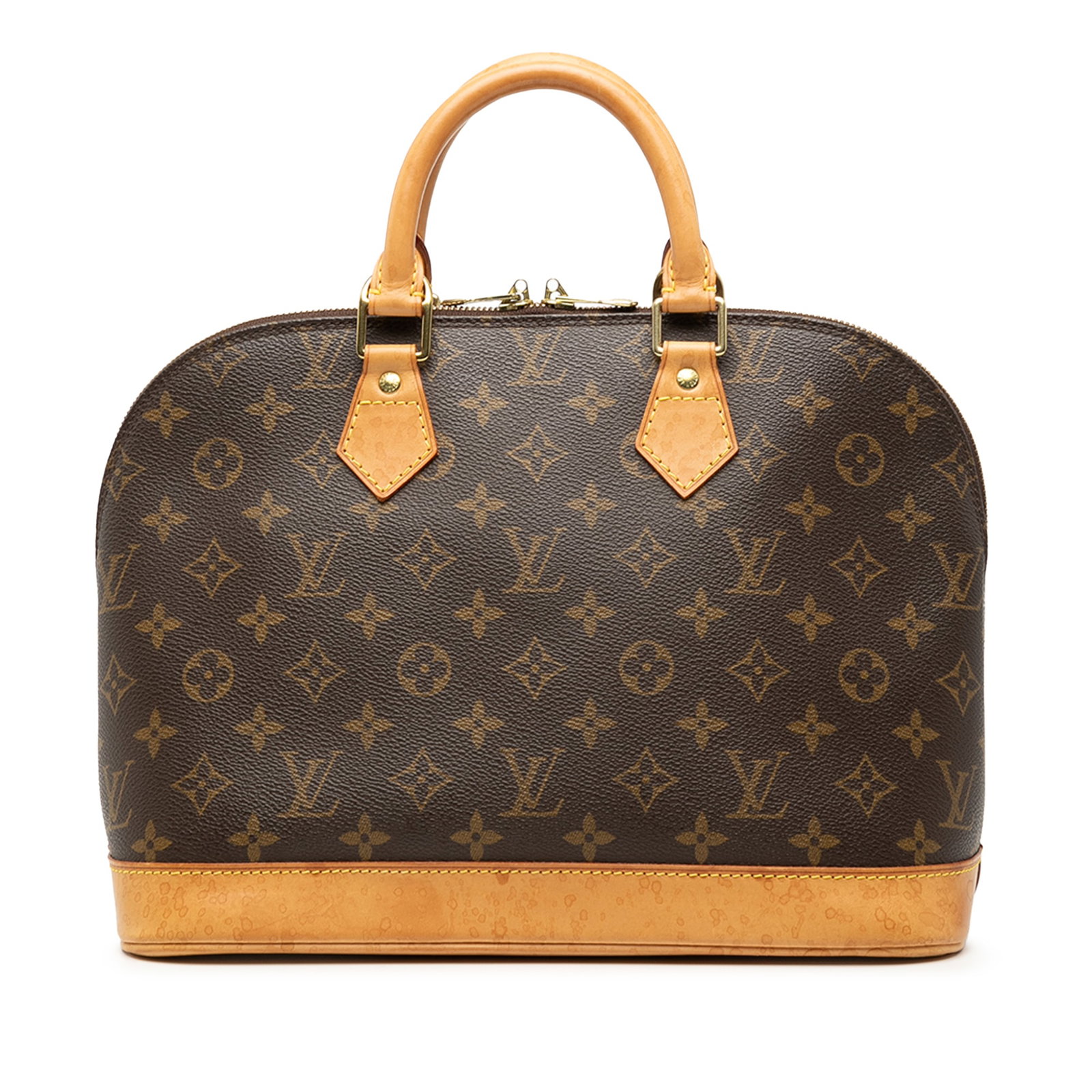 Louis Vuitton Alma PM Handbag in Monogram Canvas with Vachetta Leather Trim (1 of 7)