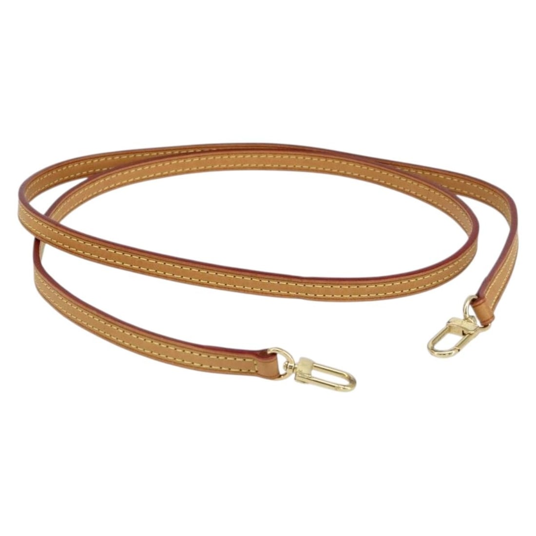 Louis Vuitton Beige Leather Shoulder Strap 44.5in Authentic (1 of 7)