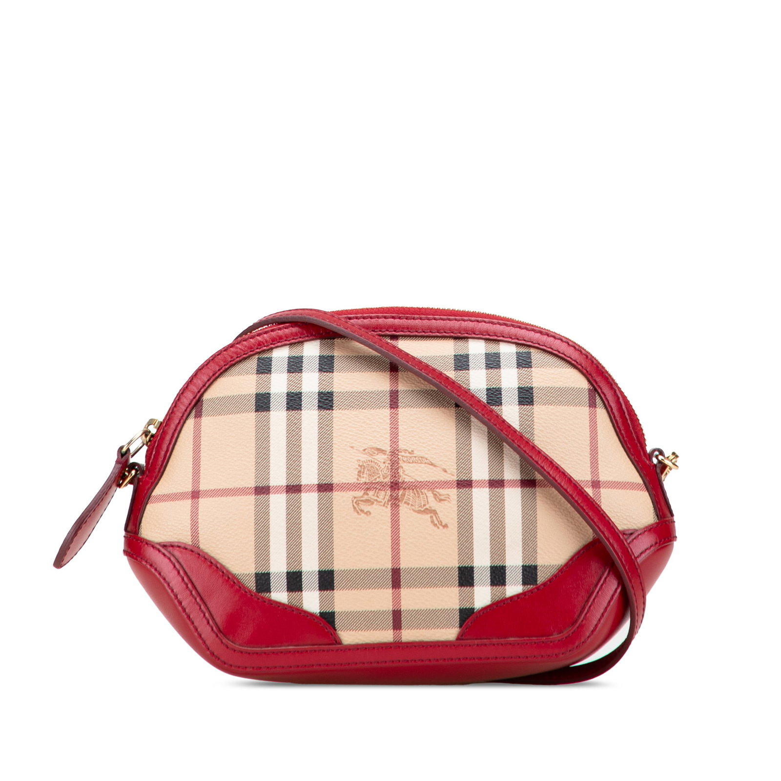 Burberry Mini Haymarket Check Orchard Crossbody Bag in Brown (1 of 10)