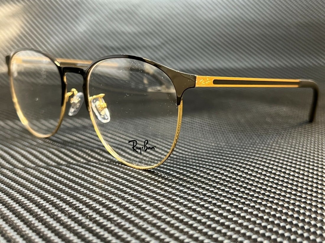 Ray-Ban RX6375 2890 Black Phantos Unisex Eyeglasses with Clear Lenses (1 of 4)