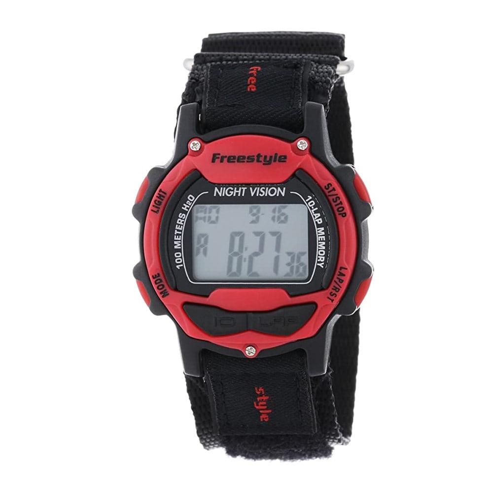 Freestyle Predator Digital Quartz Sport Watch Multicolor Dial Black Nylon Strap (1 of 1)
