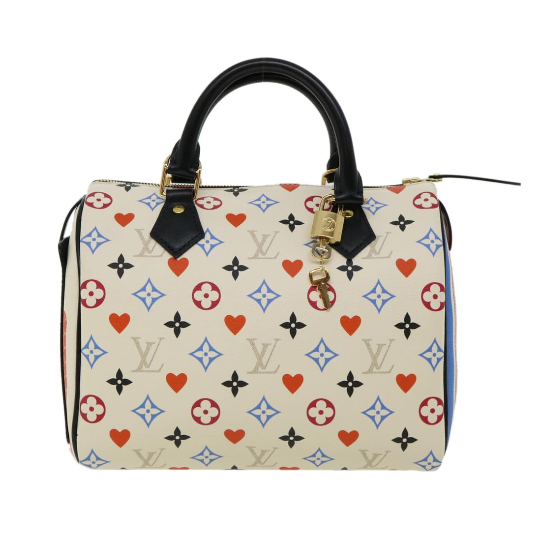 Limited Edition Louis Vuitton Multicolor Speedy Bandouliere Canvas Bag (1 of 18)