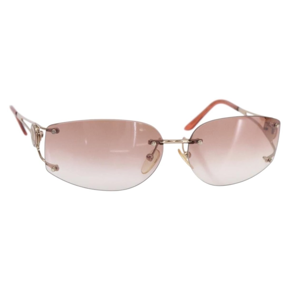 CELINE Orange Plastic Sunglasses with Case Made in Italy (1 of 12)