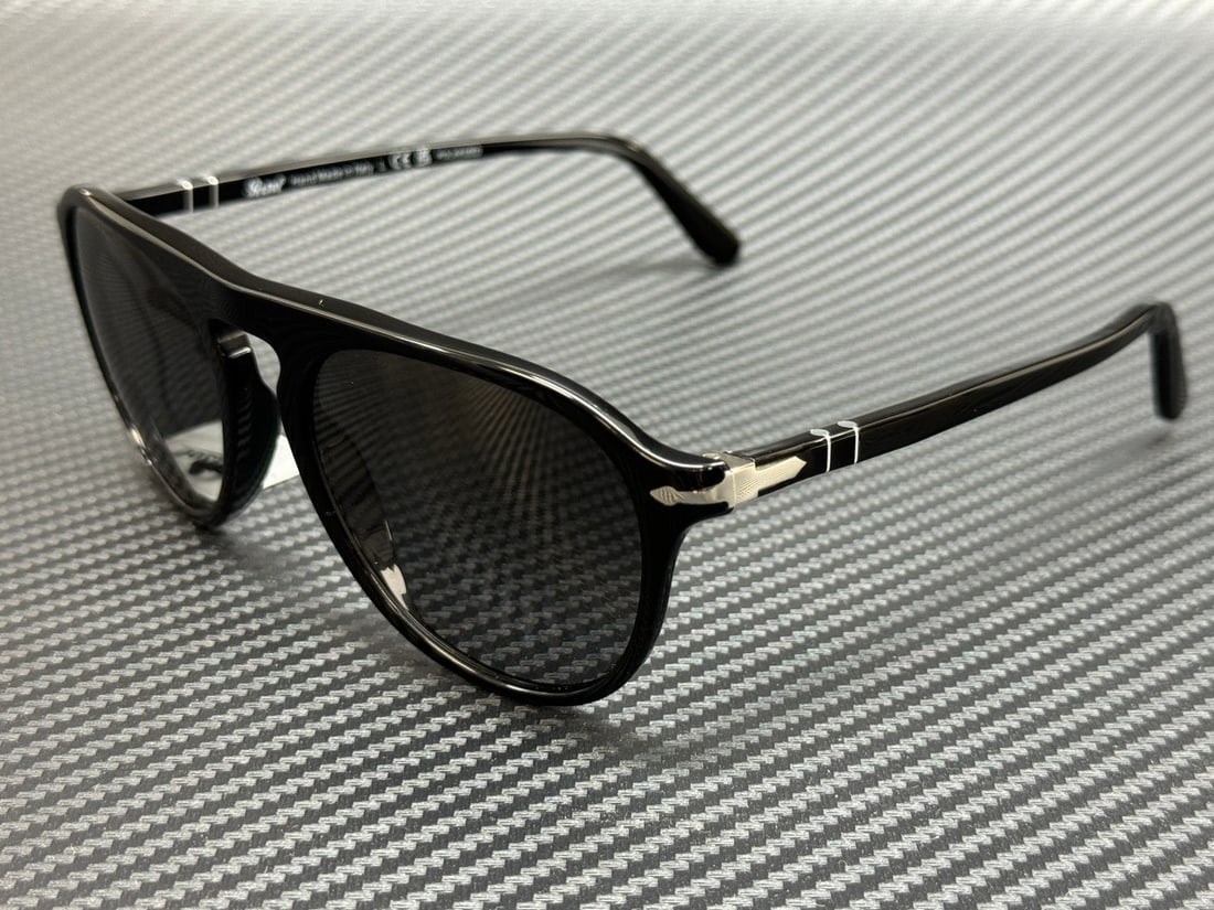 Persol PO3302S 95 M3 Black Grey Gradient Polarized Sunglasses (1 of 5)