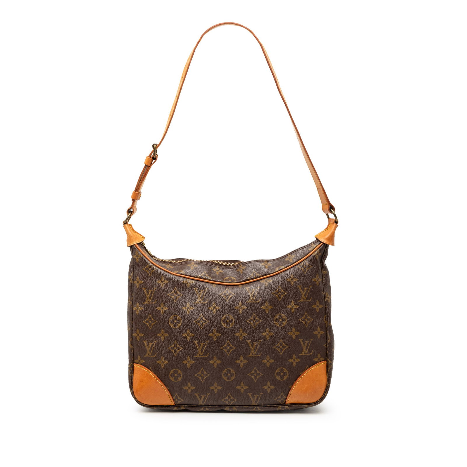 Louis Vuitton Boulogne 30 Shoulder Bag in Monogram Canvas with Vachetta Trim (1 of 7)