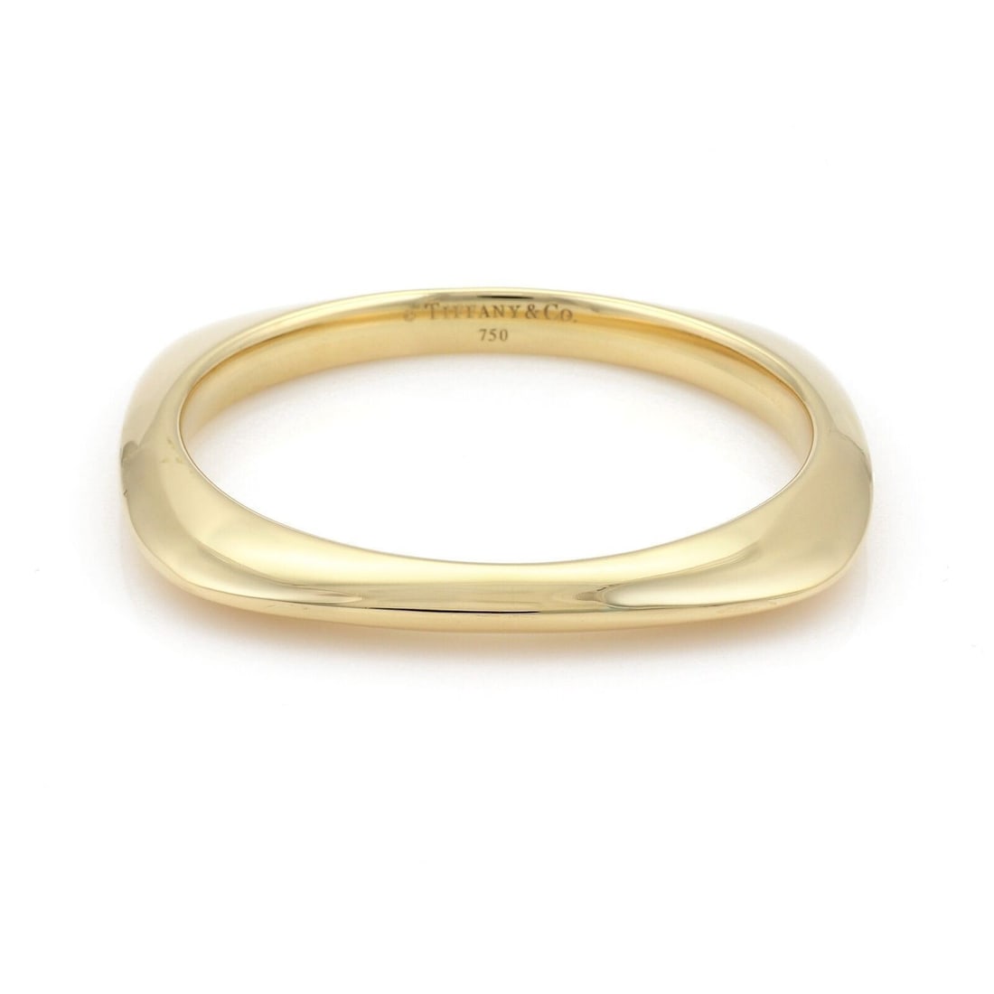 Cushion Shape 18k Yellow Gold Bangle Bracelet by Tiffany & Co. (1 of 5)