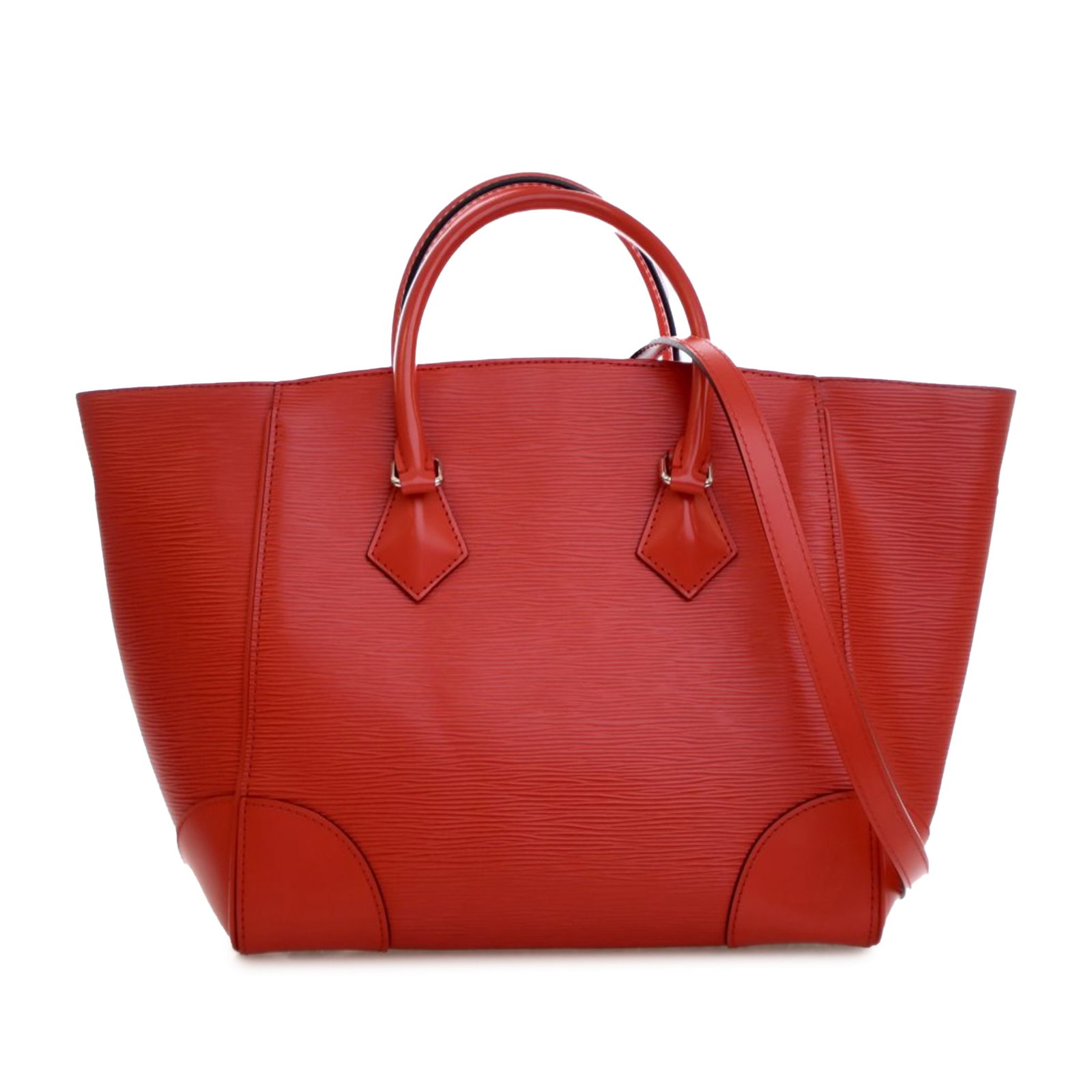Louis Vuitton Red Epi Leather Phenix MM Tote with Strap (1 of 13)