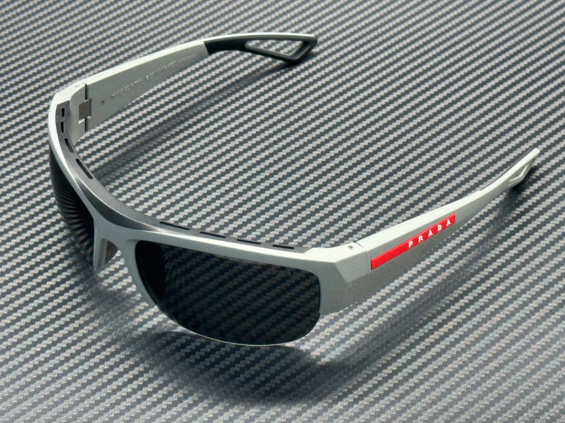 Prada Linea Rossa PS A01S 13Z5S0 Matte Iron Grey 69mm Sunglasses (1 of 6)