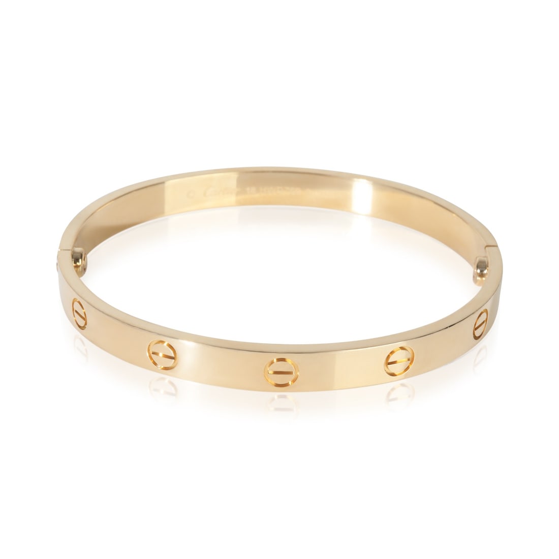 18k Yellow Gold Love Bracelet by Cartier with Box and Certificate (1 of 6)