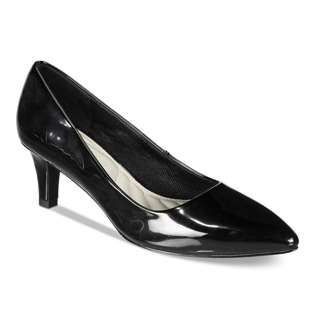 Easy Street Women's Black Patent Slip On Pointed Toe Pumps 7 (1 of 7)