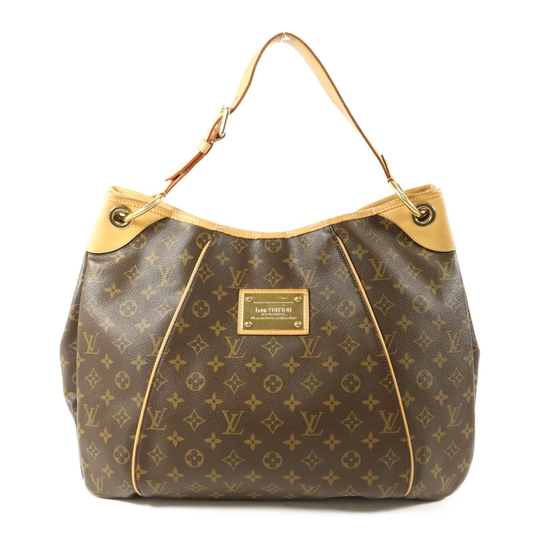 Louis Vuitton Galliera PM Monogram Shoulder Bag with Gold Hardware Brown (1 of 18)