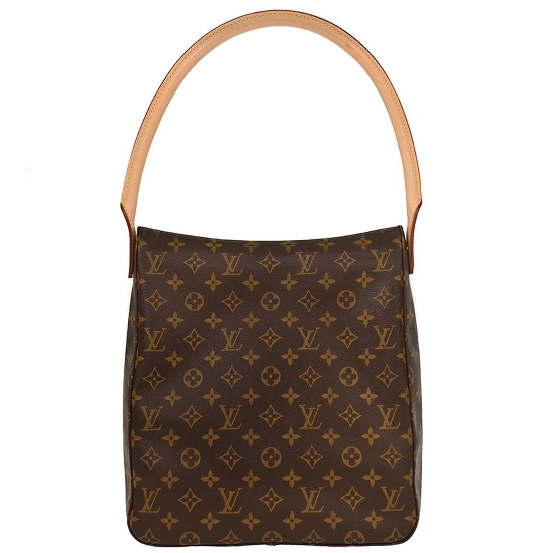 Louis Vuitton Monogram Looping GM Handbag M51145 Brown Canvas (1 of 10)