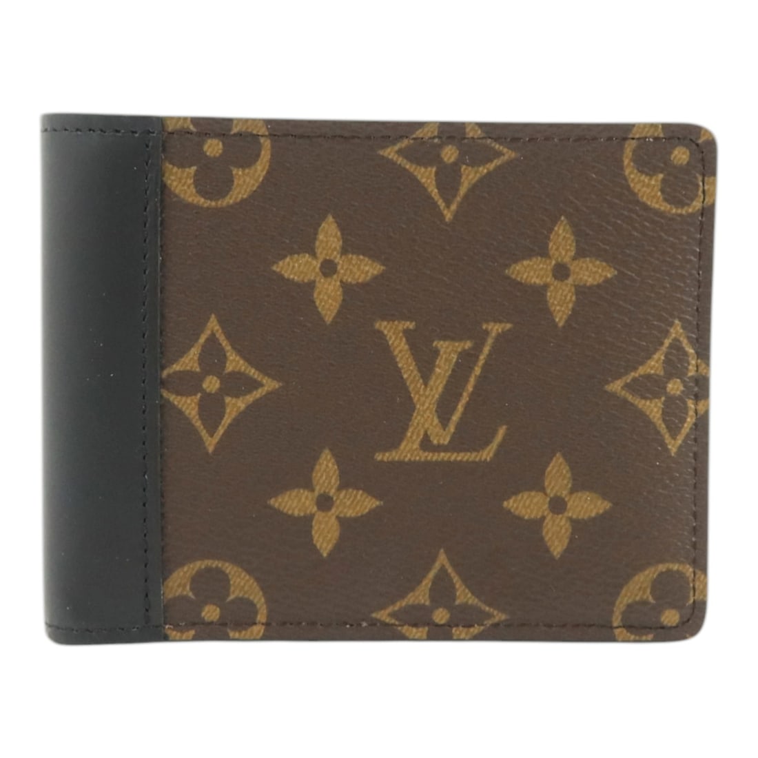Louis Vuitton Bi-Fold Wallet Monogram Macassar M69408 Brown Black (1 of 15)
