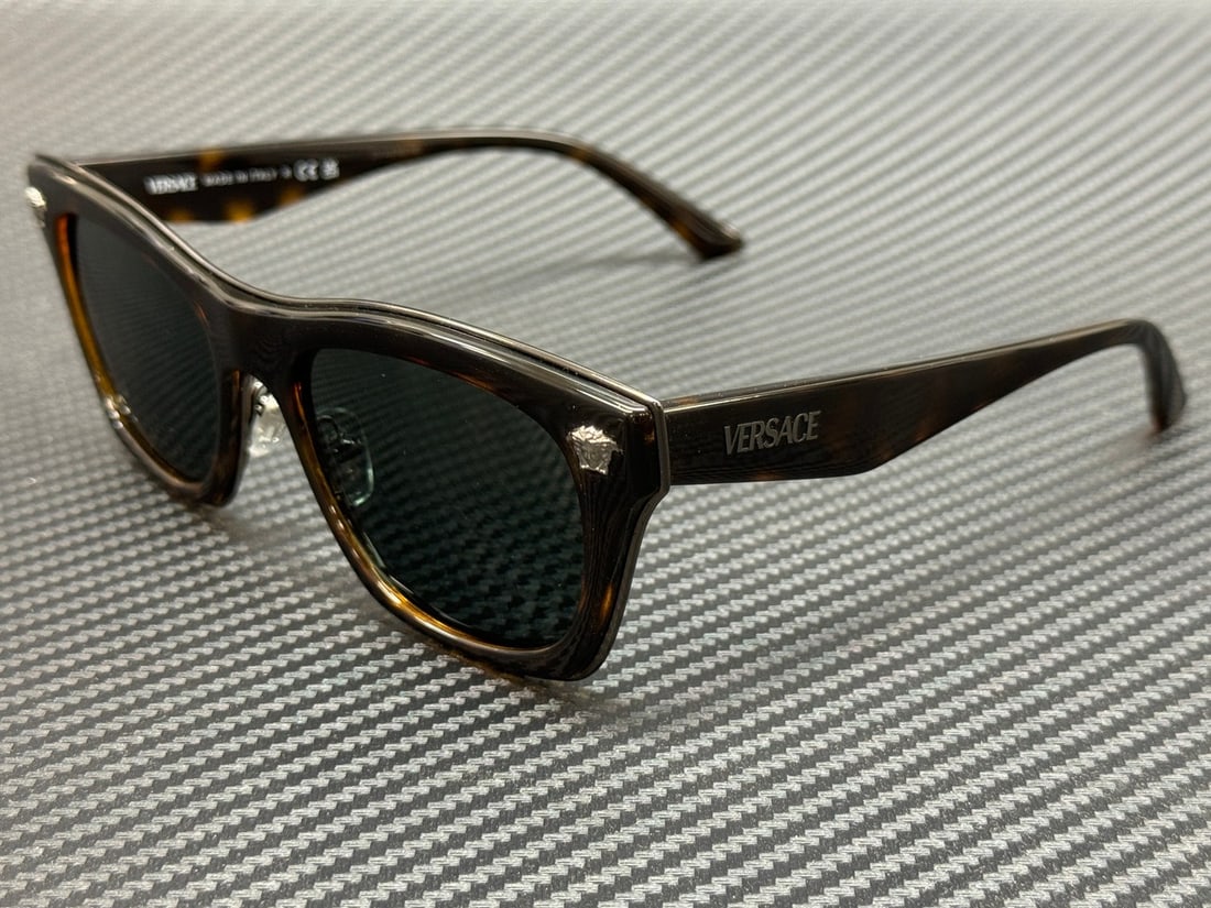 VERSACE VE2272 Havana Brown Grey 53mm Men's Sunglasses with Authenticity Certificate (1 of 5)