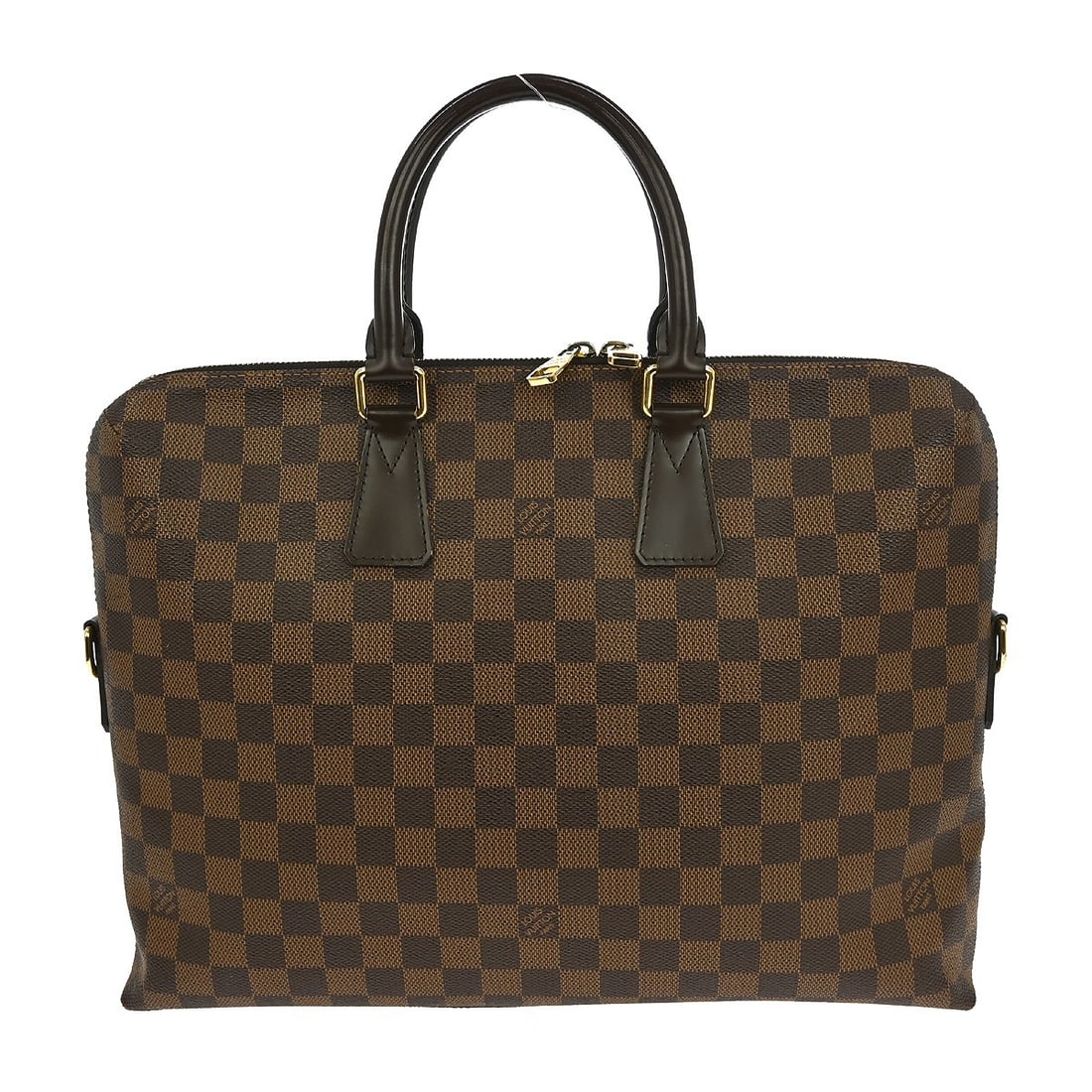 Louis Vuitton Damier Canvas Porte Document Jour Brown Briefcase N42242 (1 of 12)