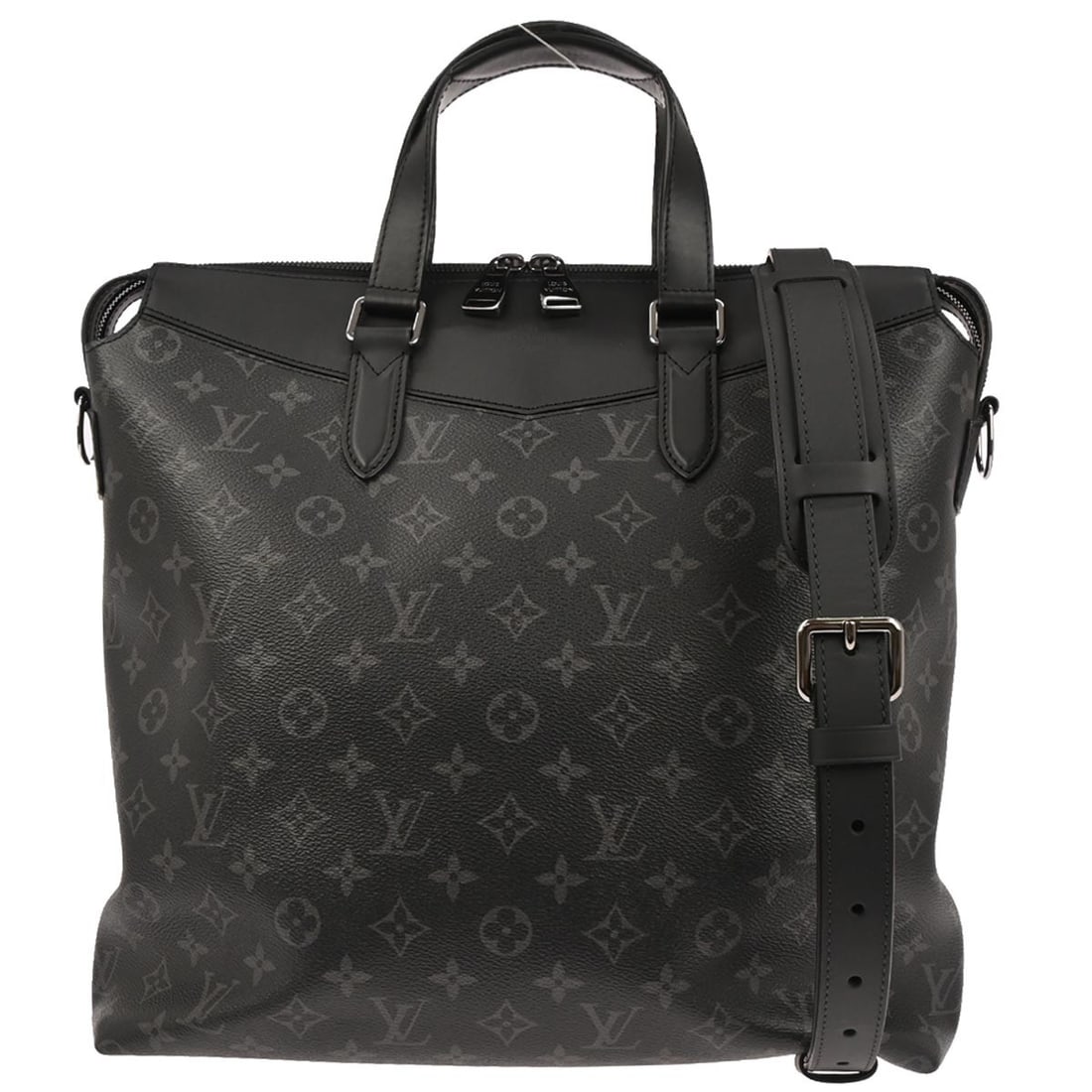 Louis Vuitton Explorer Monogram Eclipse Black Canvas 2way Tote Bag M40567 (1 of 10)