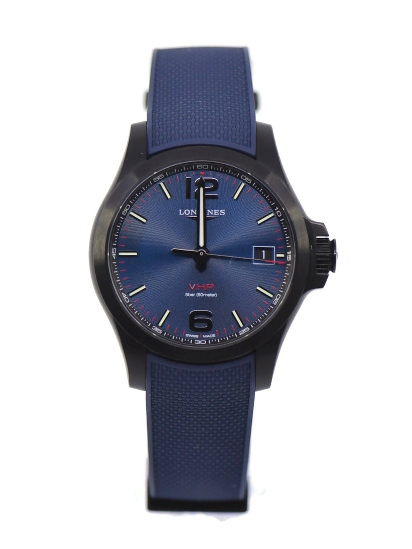 Longines Conquest L37162969 Stainless Steel Quartz Watch with Box and Papers (1 of 6)