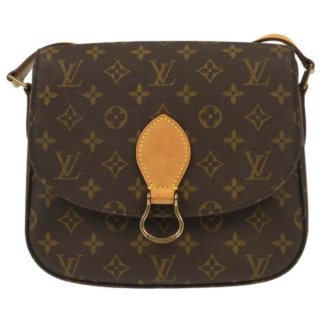 Louis Vuitton Saint Cloud GM Brown Monogram Large Shoulder Bag M51242 (1 of 10)