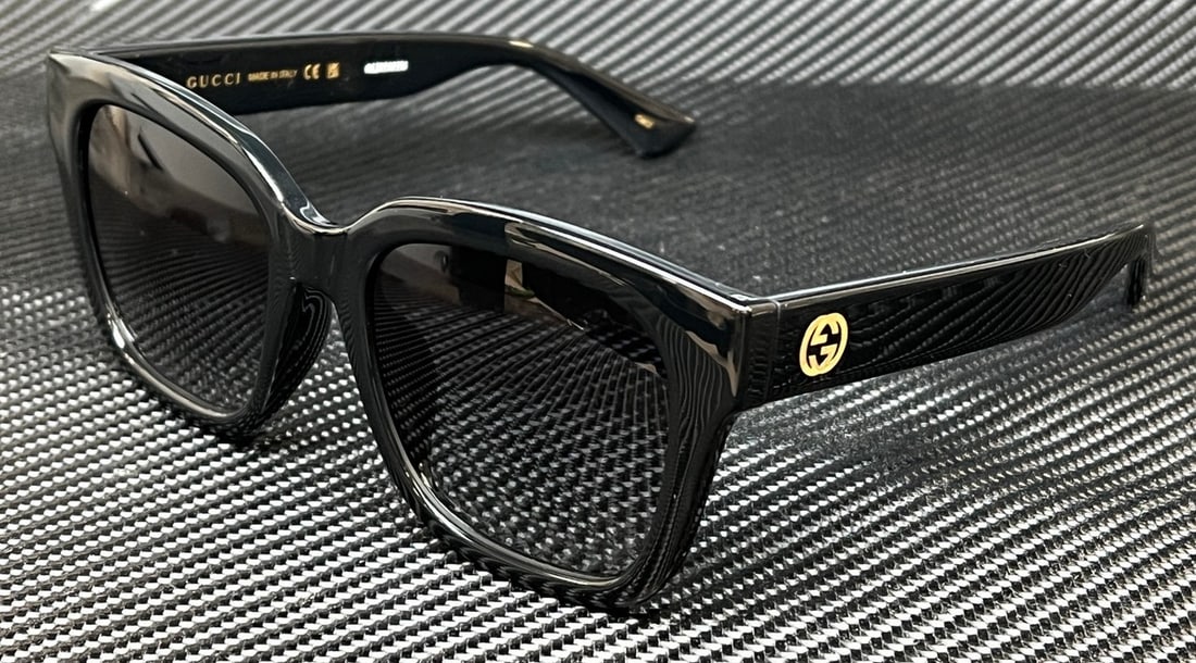 GUCCI GG1338SK 003 Black Grey Women's 54mm Sunglasses with Authenticity Certificate (1 of 5)