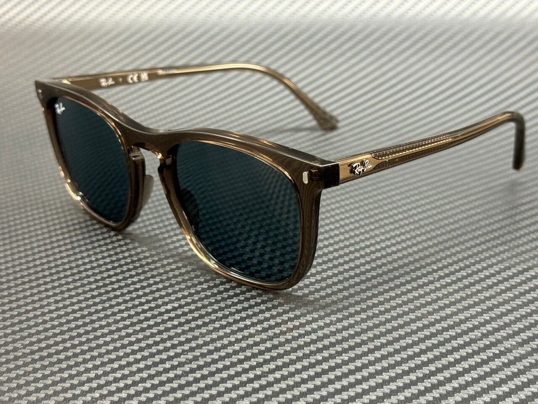 RAY BAN RB2210 6765R5 Transparent Brown Blue Sunglasses with Authenticity (1 of 5)