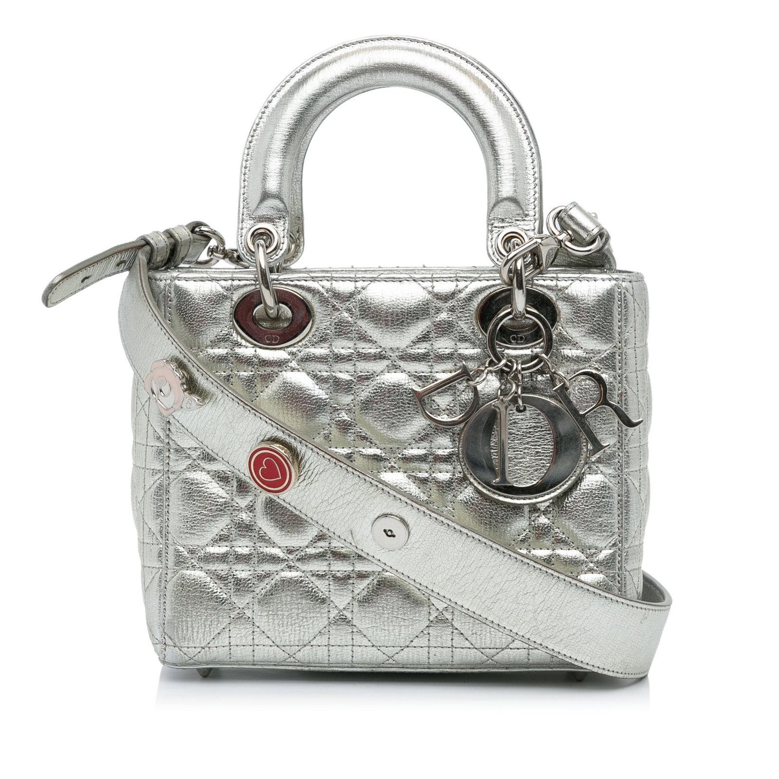 Dior Small Metallic Grained Calfskin Cannage My ABCDior Lady Dior Bag (1 of 12)