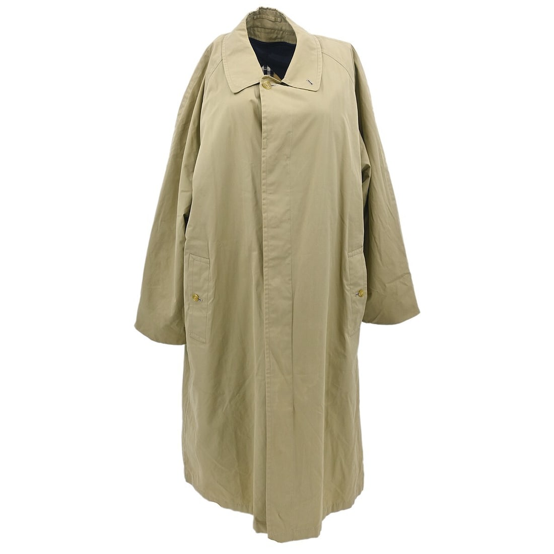 Burberrys Beige Cotton Trench Coat Casual Style #72 (1 of 11)