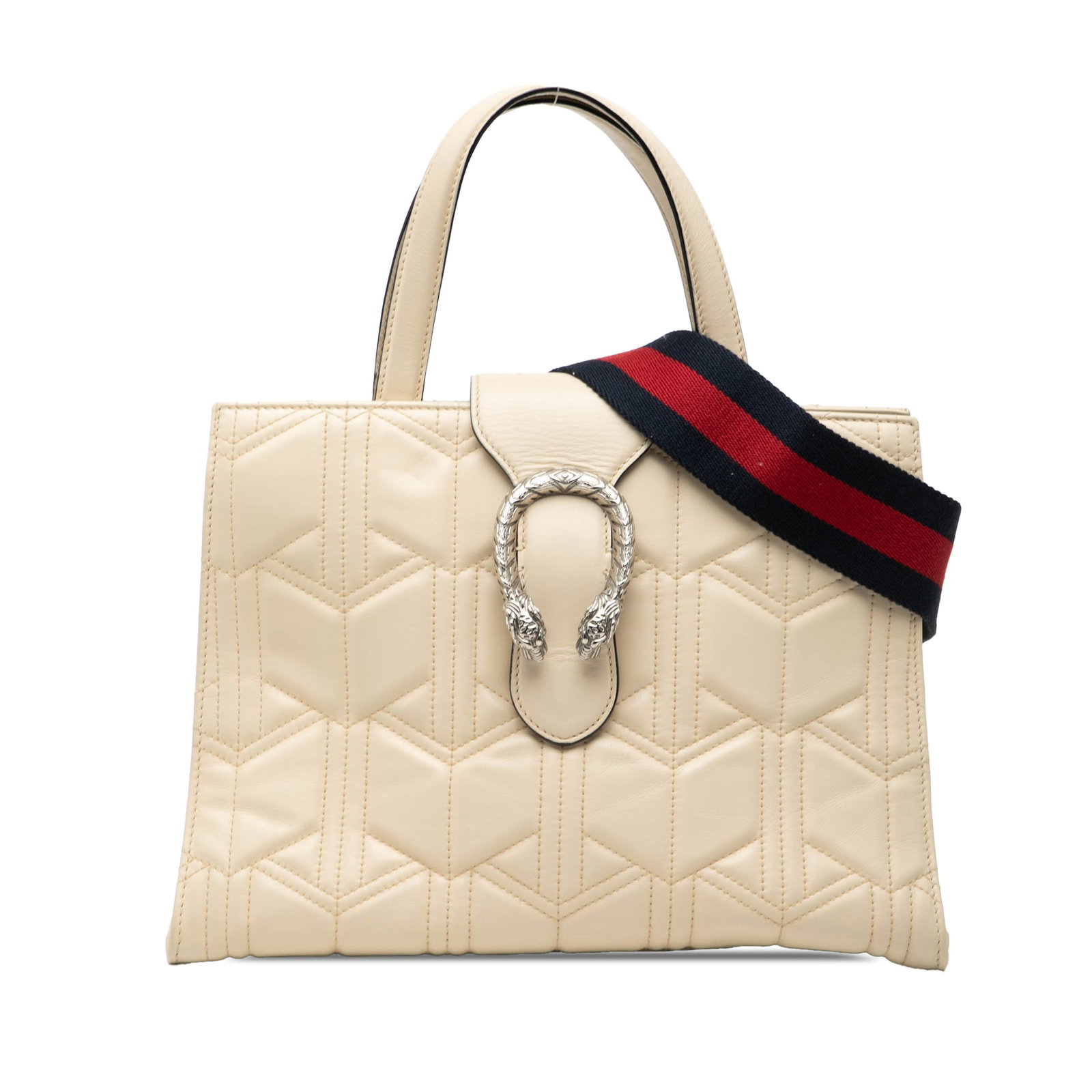 Gucci Dionysus Quilted Leather Satchel with Web Shoulder Strap (1 of 7)