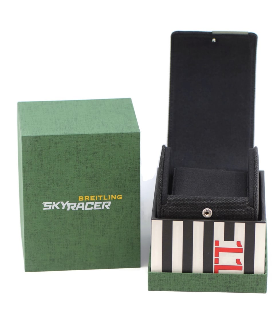 Breitling Skyracer Authentic Green Watch Presentation Box 5 x 4 x 4 Inches (1 of 1)