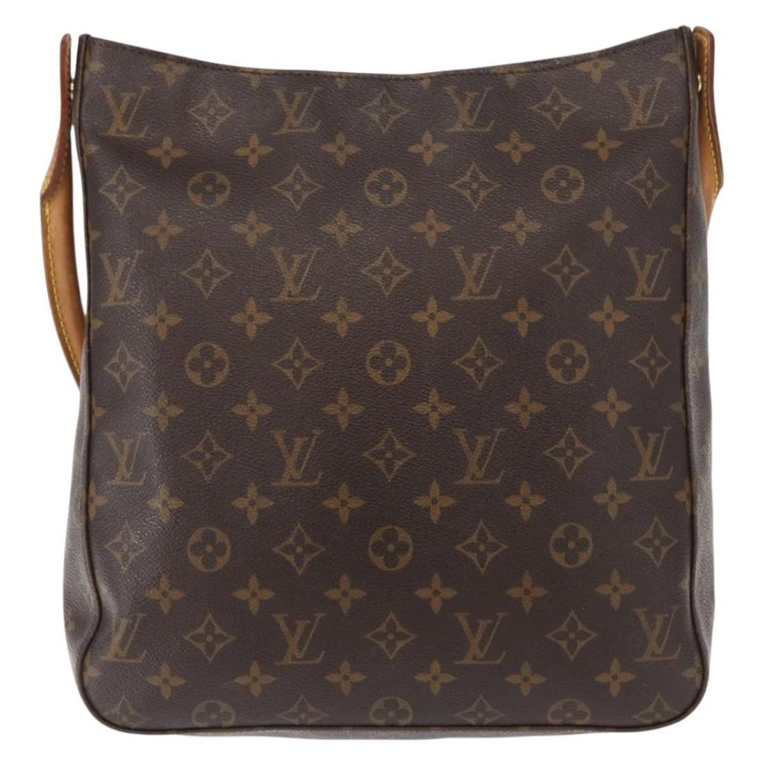 Louis Vuitton Monogram Canvas Looping Shoulder Bag Brown 29x32x11cm (1 of 18)