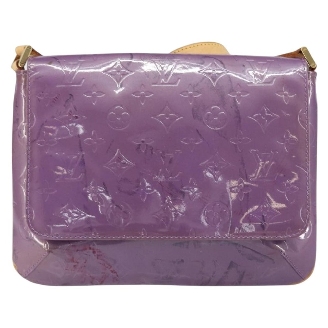 Thompson Street Purple Patent Leather Shoulder Bag by Louis Vuitton (1 of 18)