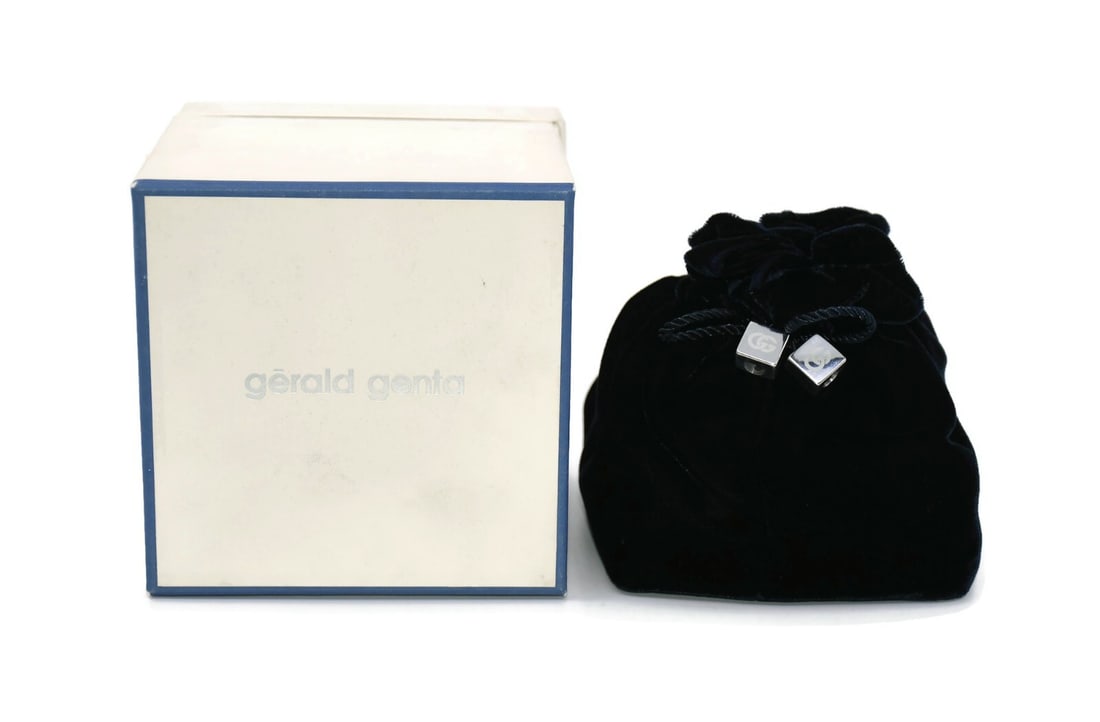 Authentic Gerald Genta Presentation Box for Single Watch 5x5x5 (1 of 2)