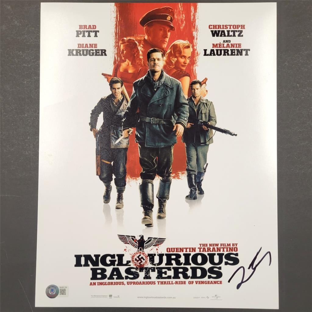 11x14 Inglourious Basterds Photograph Signed by Quentin Tarantino Beckett Authenticated (1 of 5)