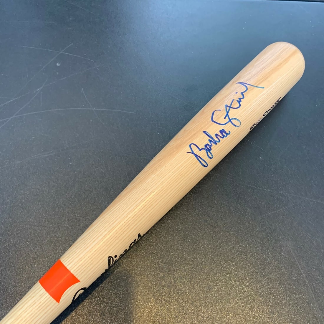 Barbra Streisand Signed Rawlings Baseball Bat with Authenticated Letter (1 of 8)