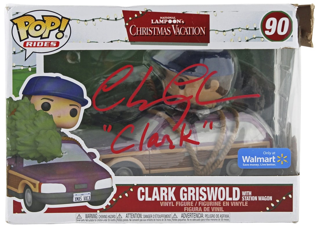 Chevy Chase Signed Clark Griswold Funko Pop #90 Beckett Authenticated (1 of 10)
