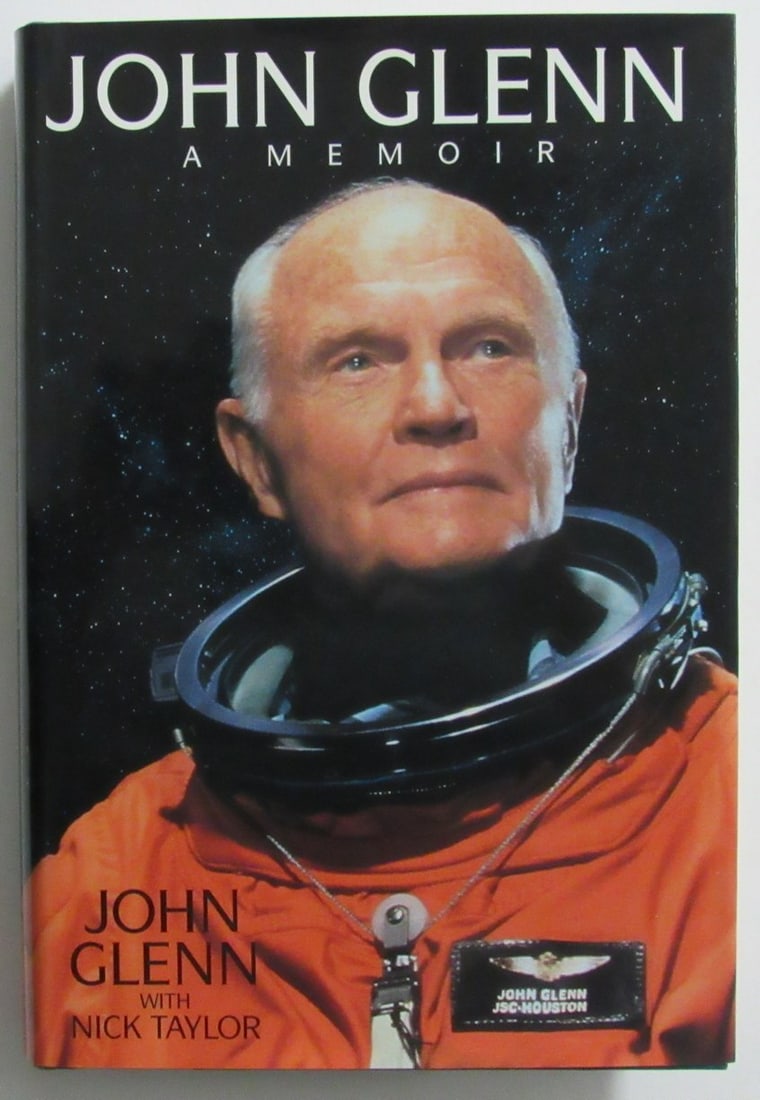 John Glenn Autographed Book A Memoir JSA Certified (1 of 3)