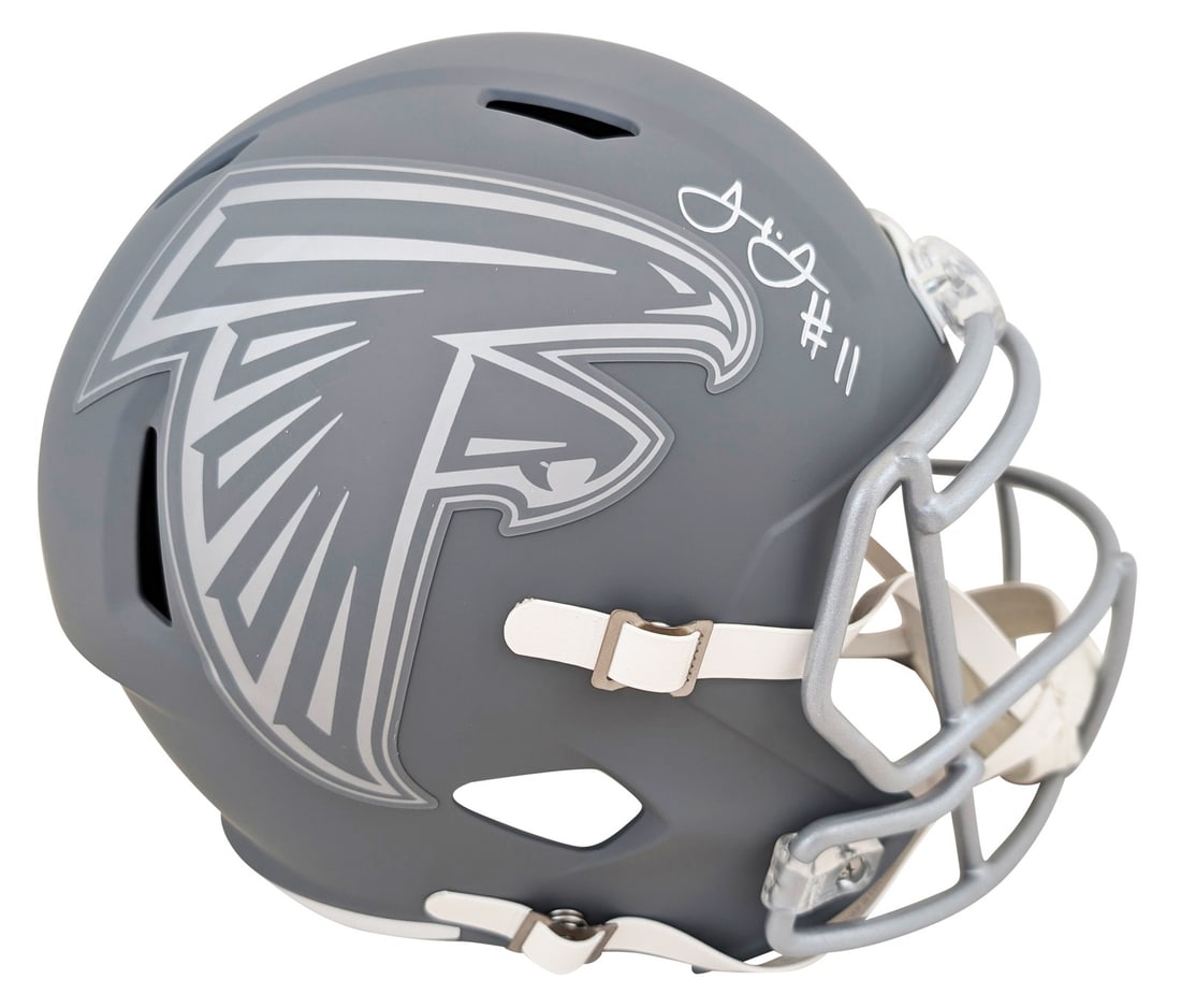 Julio Jones Signed Atlanta Falcons Full Size Helmet BAS Authenticated (1 of 3)