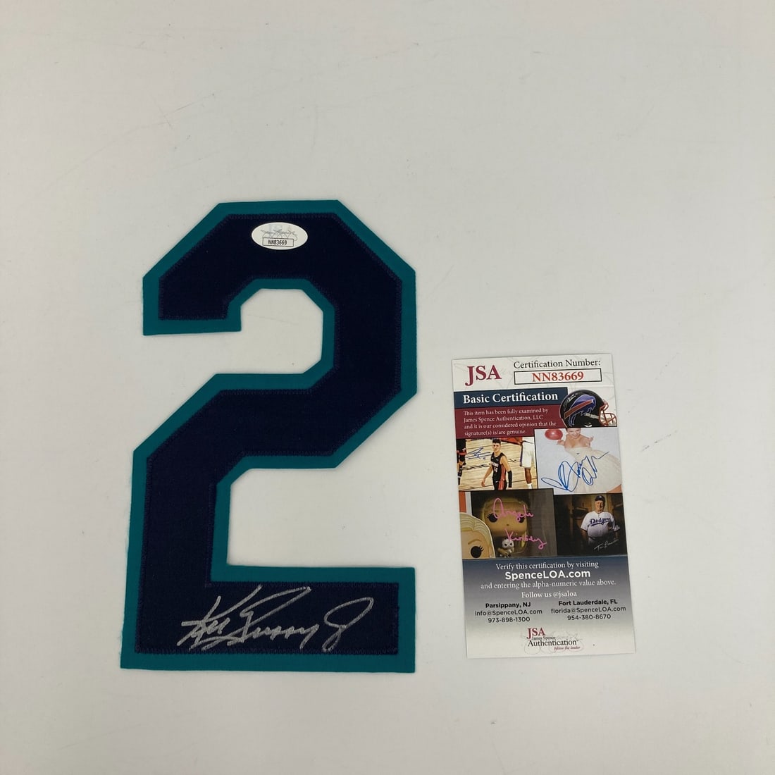 Ken Griffey Jr. Signed Seattle Mariners Jersey #2 with JSA COA (1 of 5)