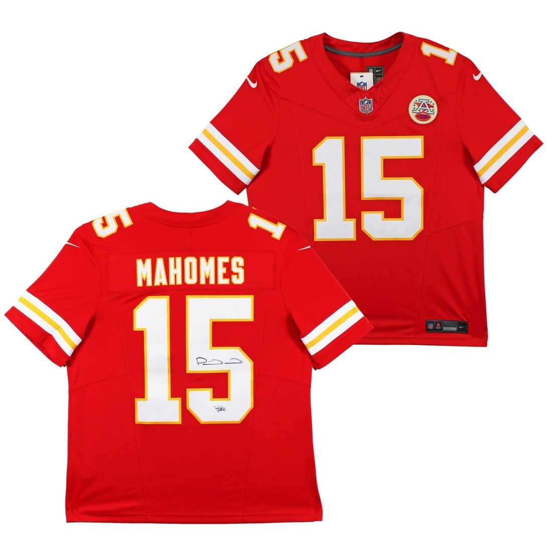Patrick Mahomes Autographed Red Nike Limited Jersey Kansas City Chiefs (1 of 6)
