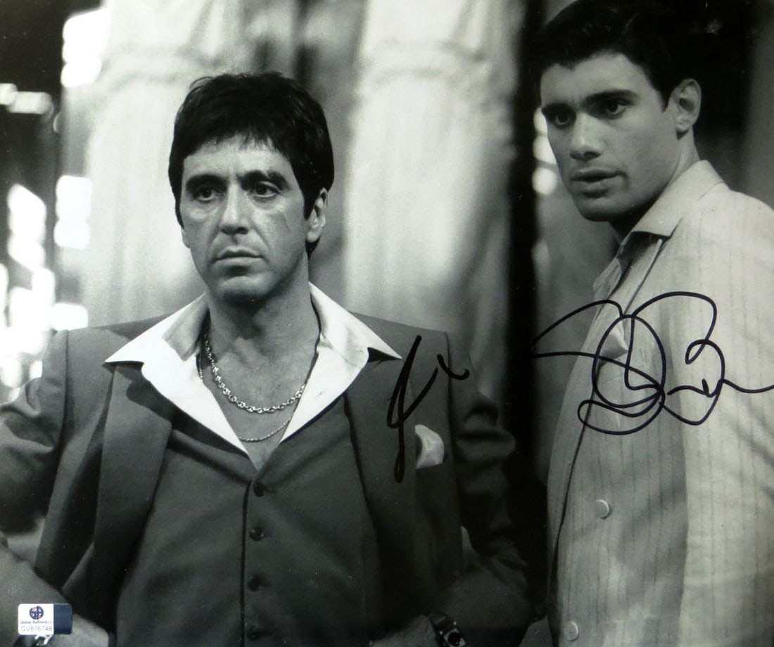 Scarface Black and White 11x14 Photograph Signed by Al Pacino and Steven Bauer (1 of 2)