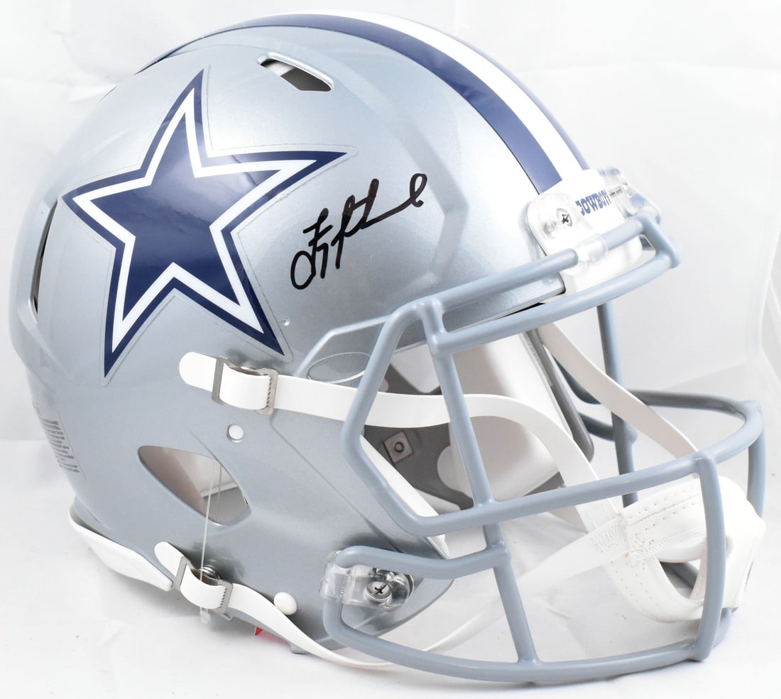 Dallas Cowboys Full Size Speed Helmet Signed by Troy Aikman Authentic Fanatics (1 of 5)