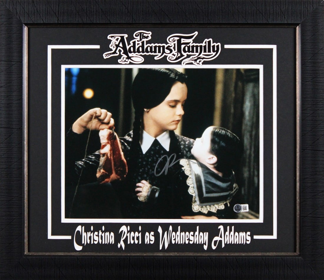 Christina Ricci Signed 11x14 Framed Photo The Addams Family BAS Authenticated (1 of 2)